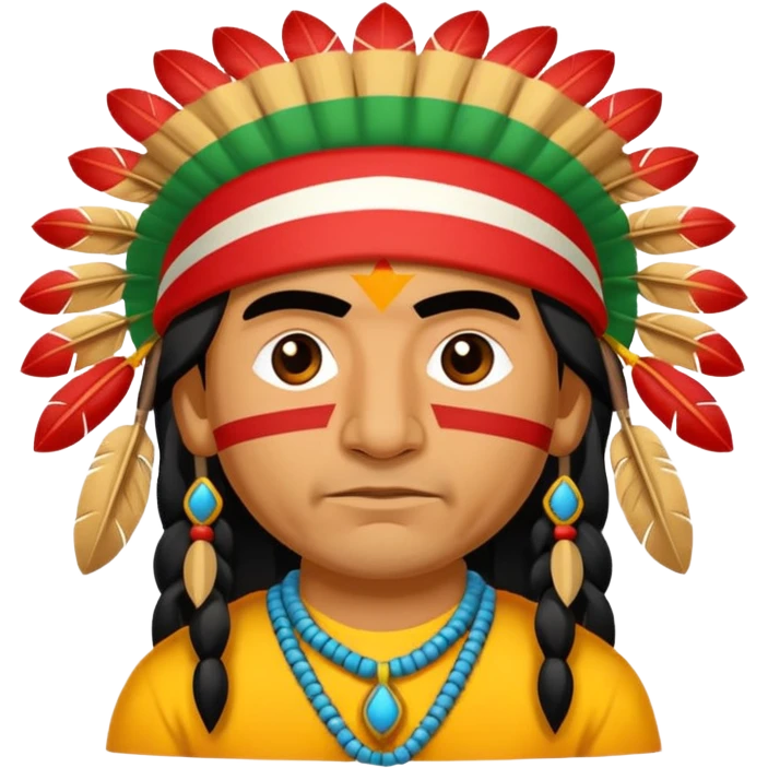 An small respectfull apache indian flagapache indian emoji respectful emoji