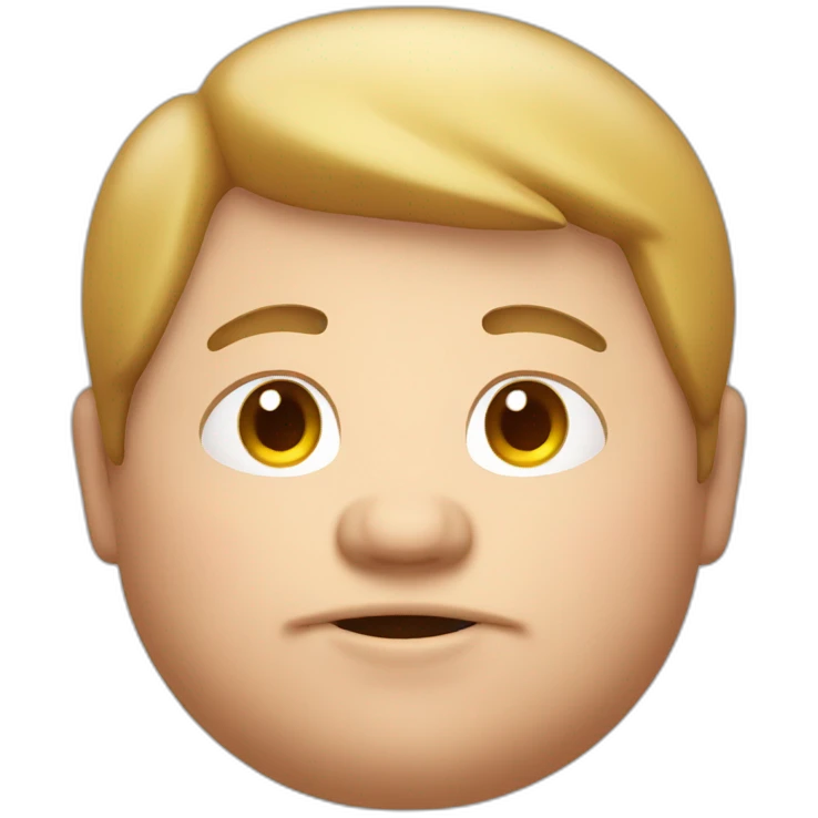 Fat man emoji