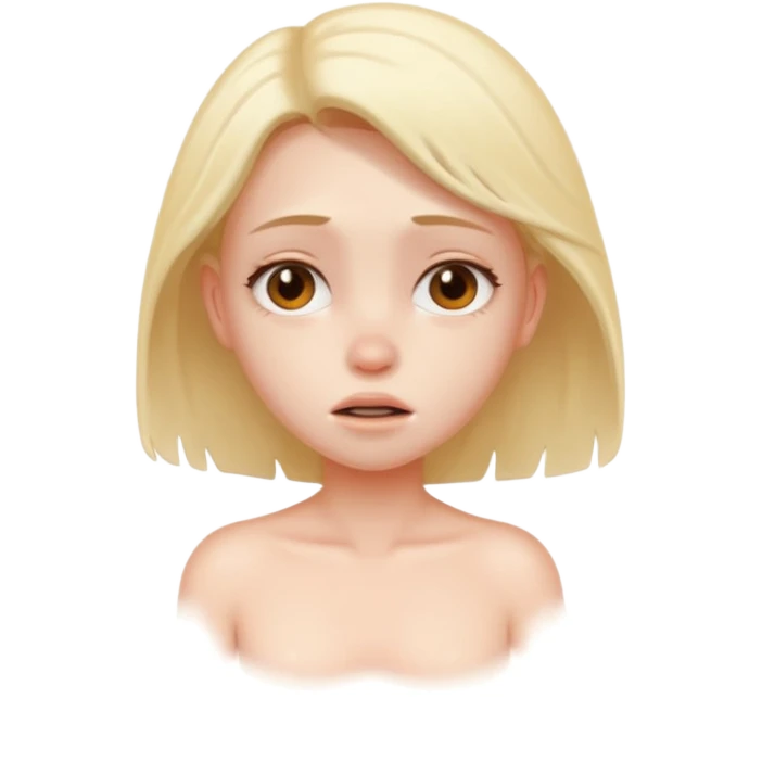 Hot and cold girl naked emoji