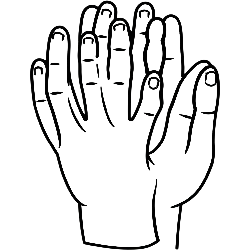 Person using sign language emoji