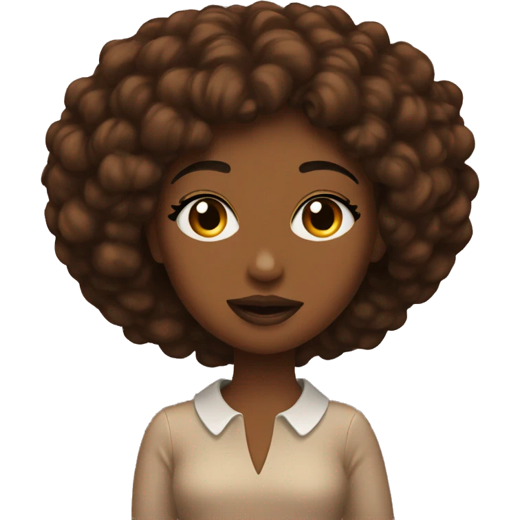 Lipgloss brown emoji