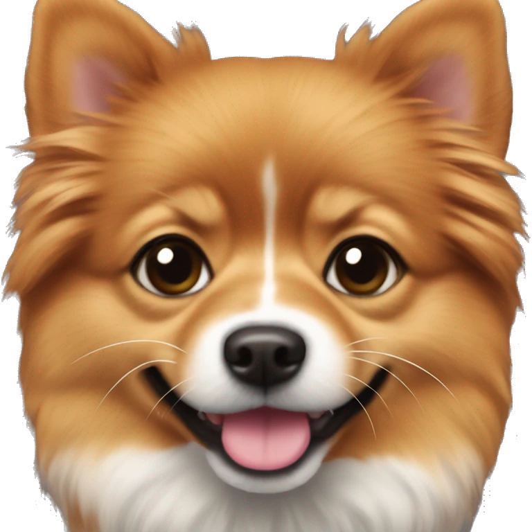 Ginger pomchi fluffy underbite emoji