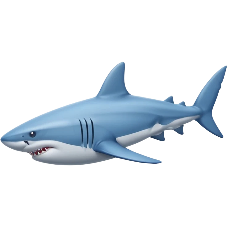 Make a shark with blue Nike shoes  emoji