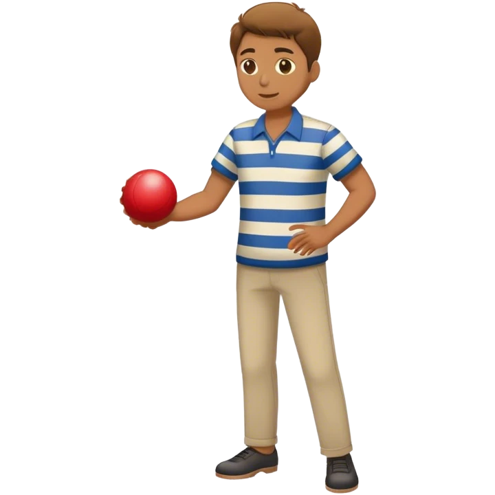 playing boules emoji