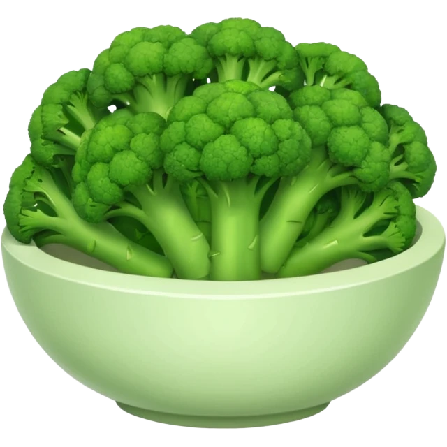 Bowl of broccoli  emoji