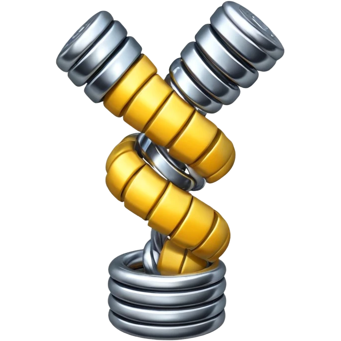 Create a "Power Twister", also known as a "Spring bar" emoji