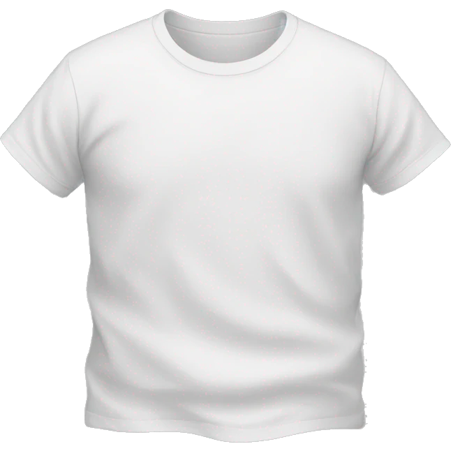 White t-shirt emoji