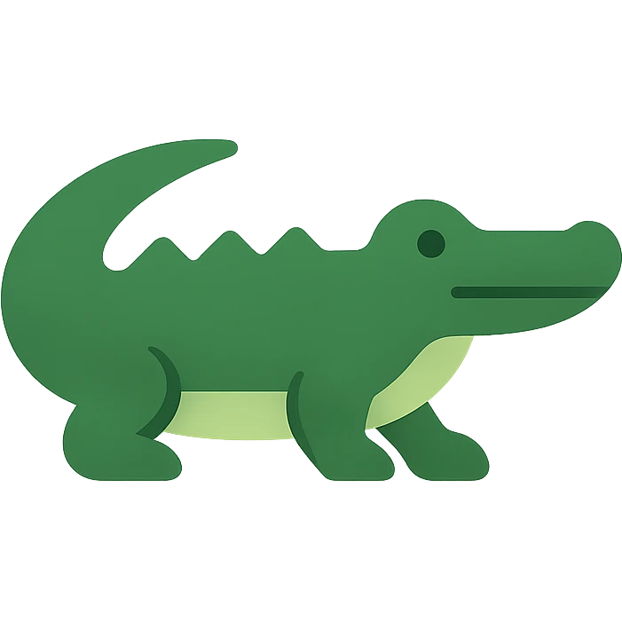Crocodile emoji