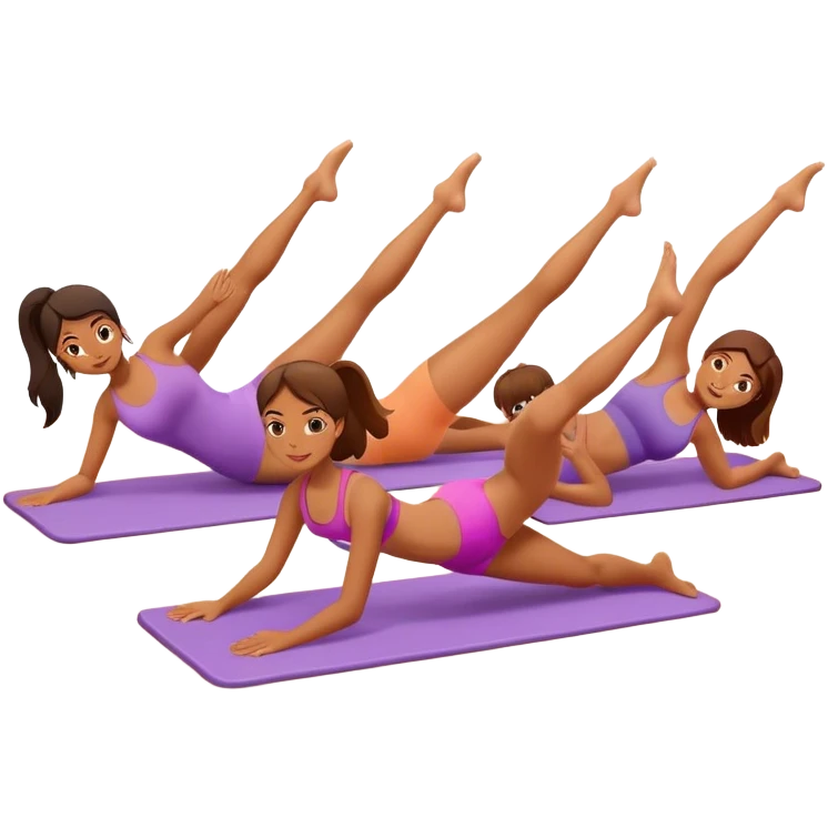 Pilates girls emoji