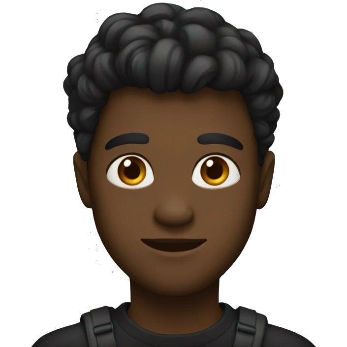 Black color emoji