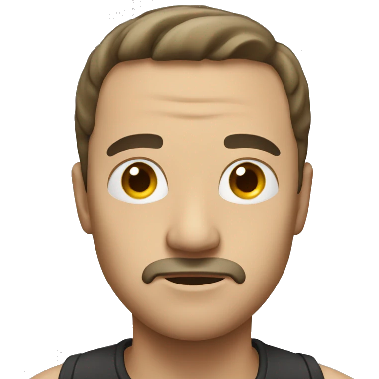 man looking to the right emoji