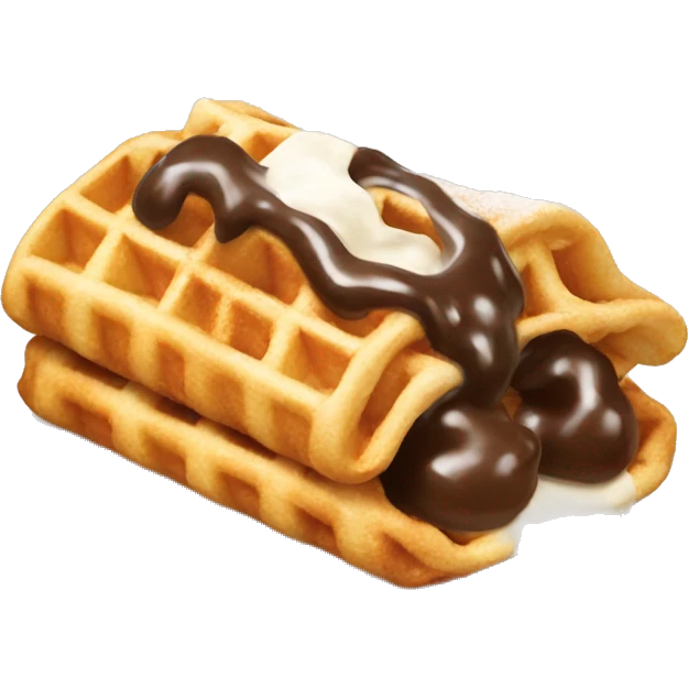 Waffle cannoli  emoji