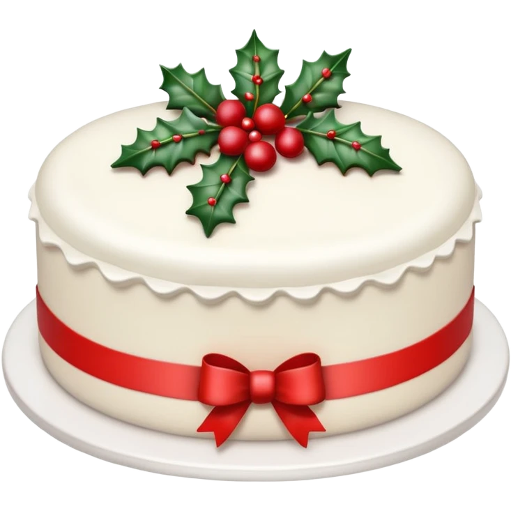Christmas Cake emoji