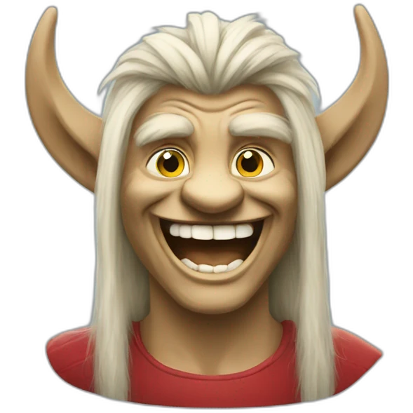 Norwegian positive Troll emoji