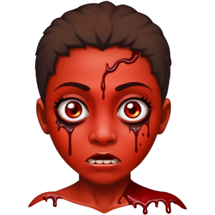 Faça uma jovem zombie loira emoji