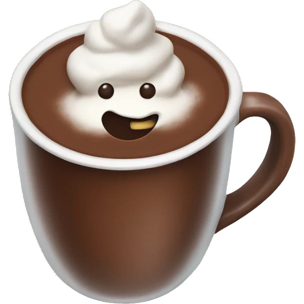 Hot chocolate emoji