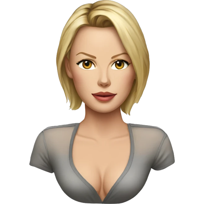 ultra realistic charlize theron wearing shirt emoji
