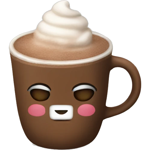 Cozy hot cocoa  emoji