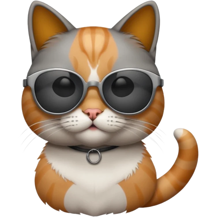 Cat wearing sunglasses emoji