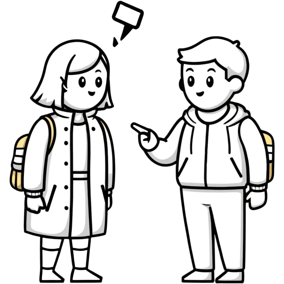 couple with communication problems ignoring each other emoji