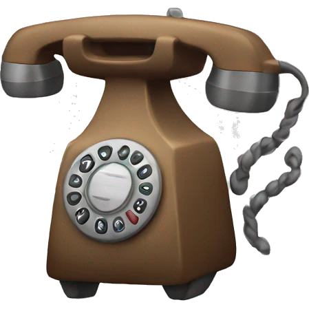 A phone  emoji