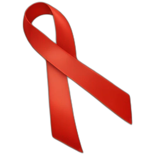 Aids Red ribbon emoji