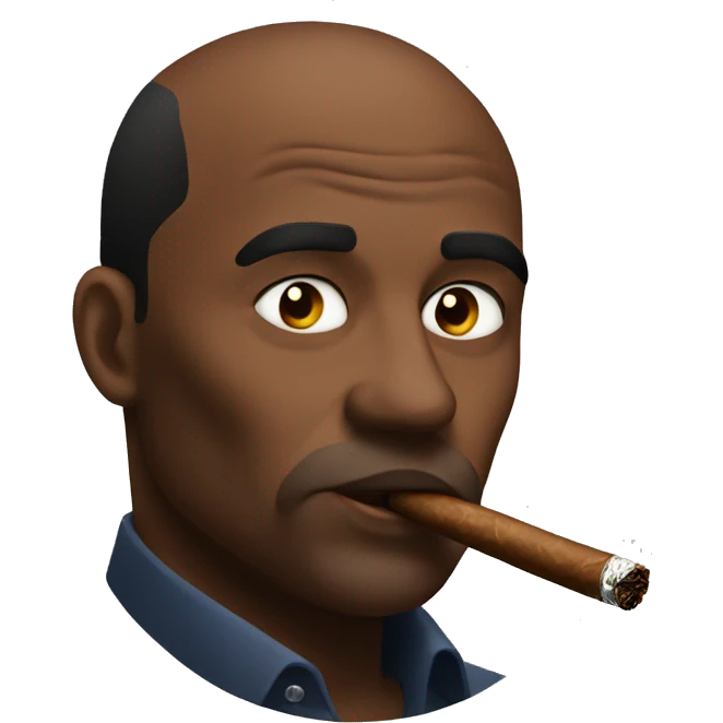 Andrew Tate smoking a cigar emoji
