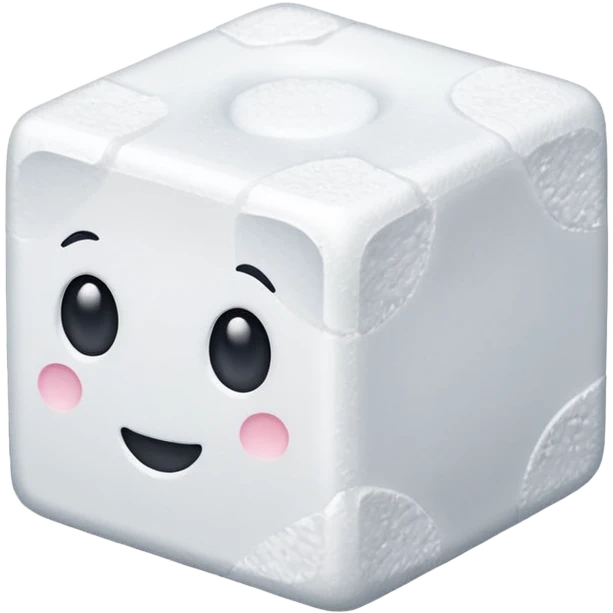 Single Sugar cube emoji