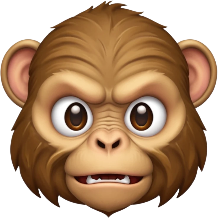 angry monkey emoji