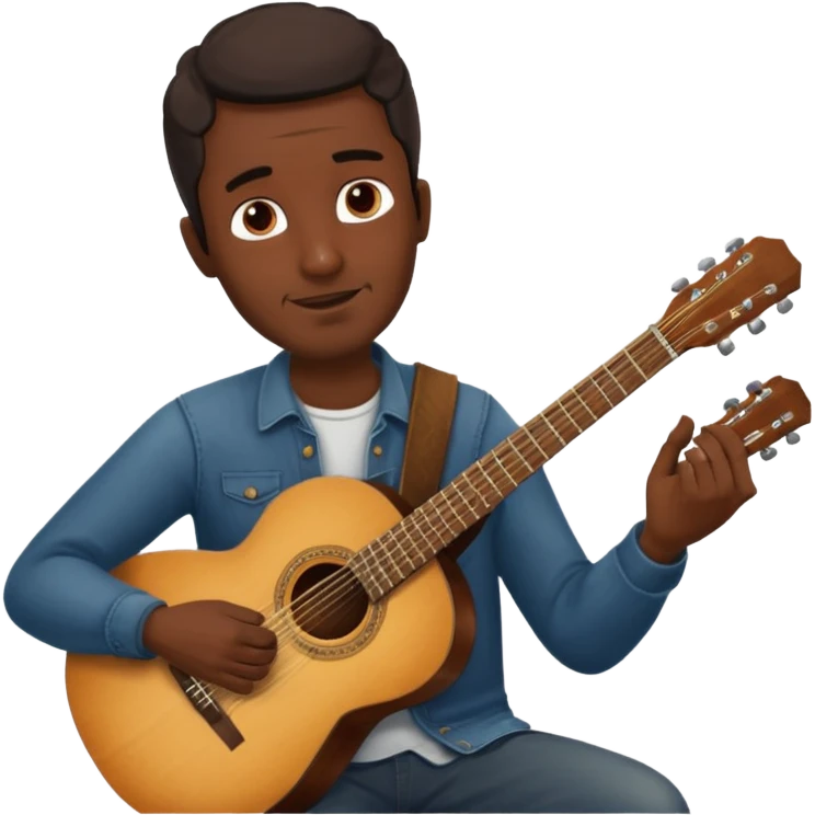 Spanish man playing guitar emoji