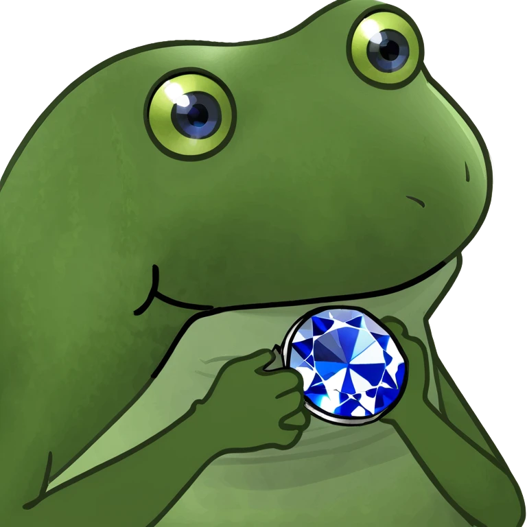 a beautiful sapphire crystal  emoji