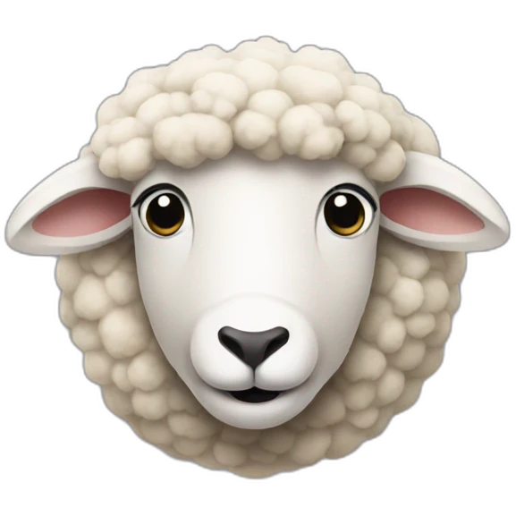 sheep eating emoji