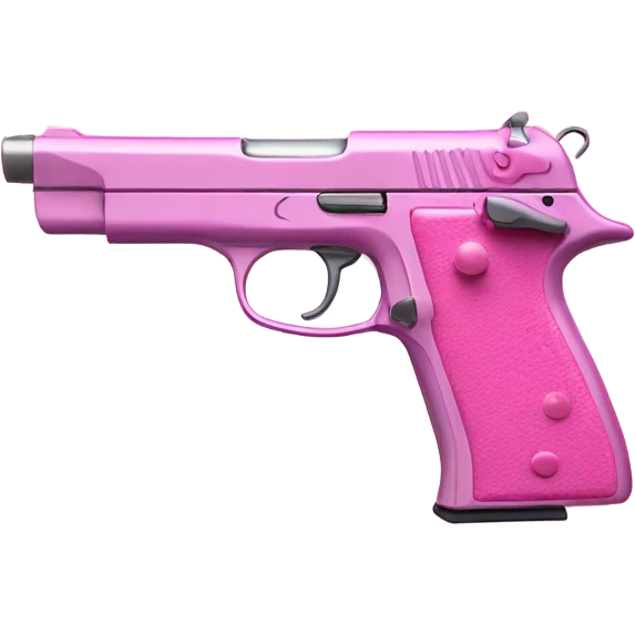 Pink pistol emoji