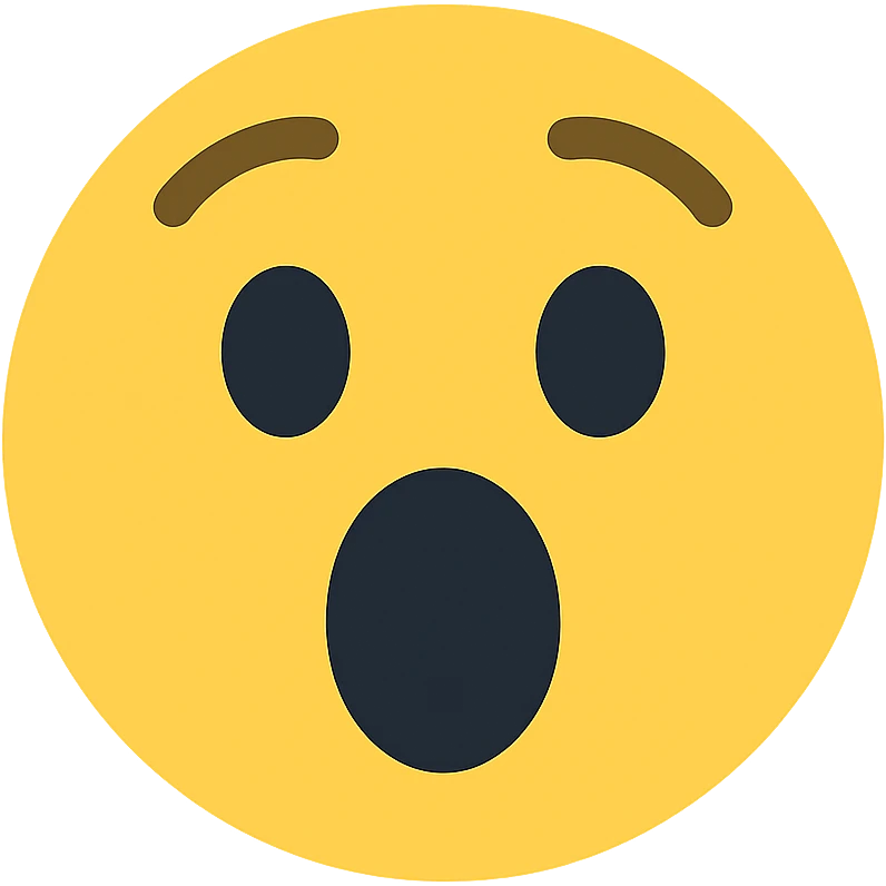 astonished face emoji emoji