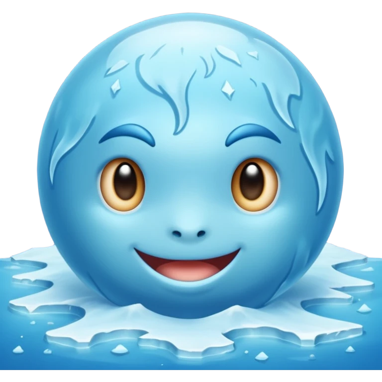 a realistic planet triton emoji