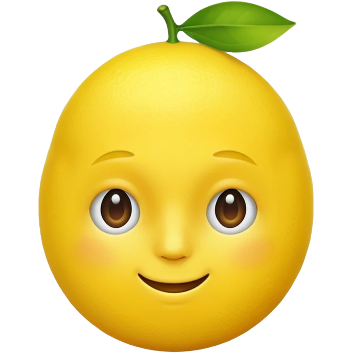 Lemon head emoji