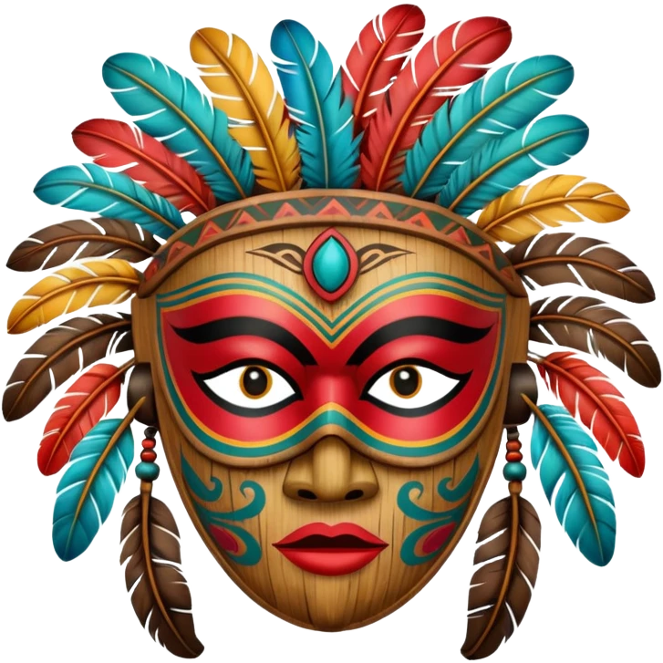 tribal mask emoji