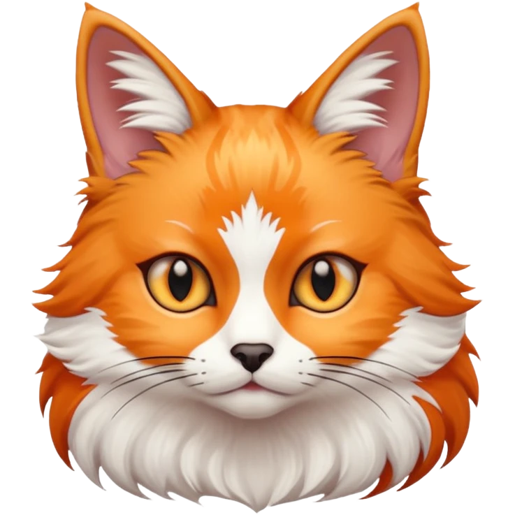 Cat with fox eyes cat with fox eyes emoji