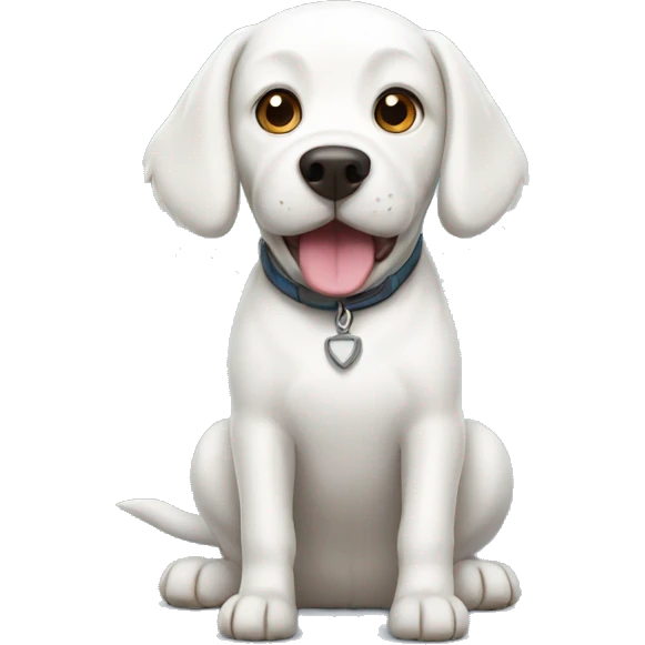 white dog emoji