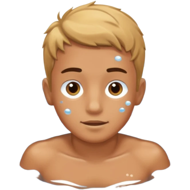 Underwater boy swim emoji