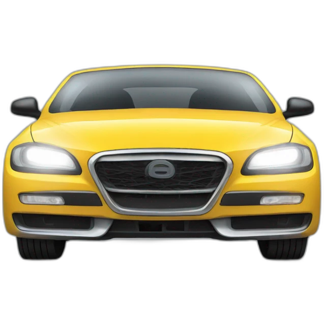 Car bright-headlights emoji