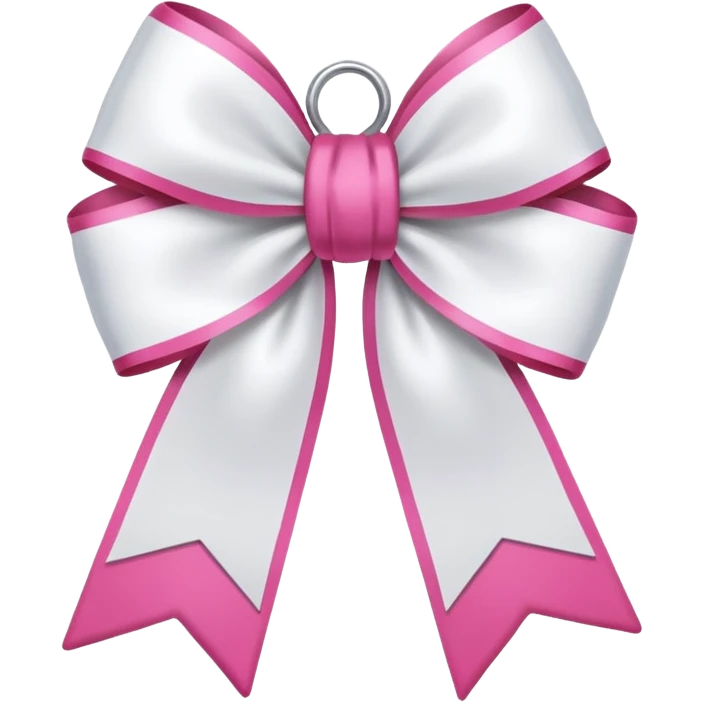 christmas decoration white aesthetic from pinterest with pink bows emoji