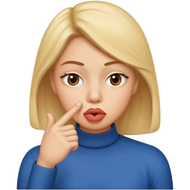 add-a-finger-in-front-of-the-pursed-lips-to-clearly-show-the-shushing-gesture emoji