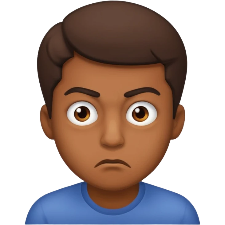 Guy making a stink face emoji