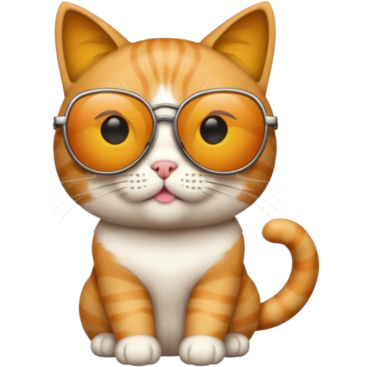 Cat wearing sunglasses emoji