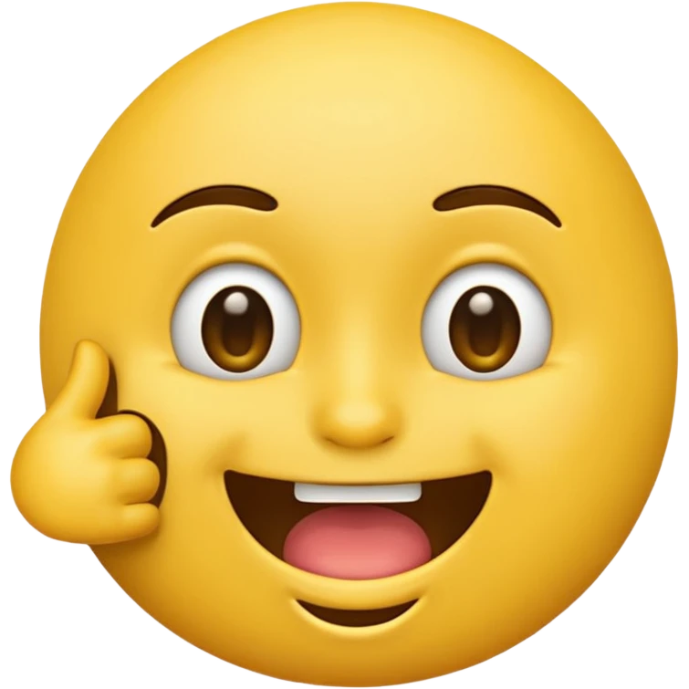 Emoji with finger in mouth emoji