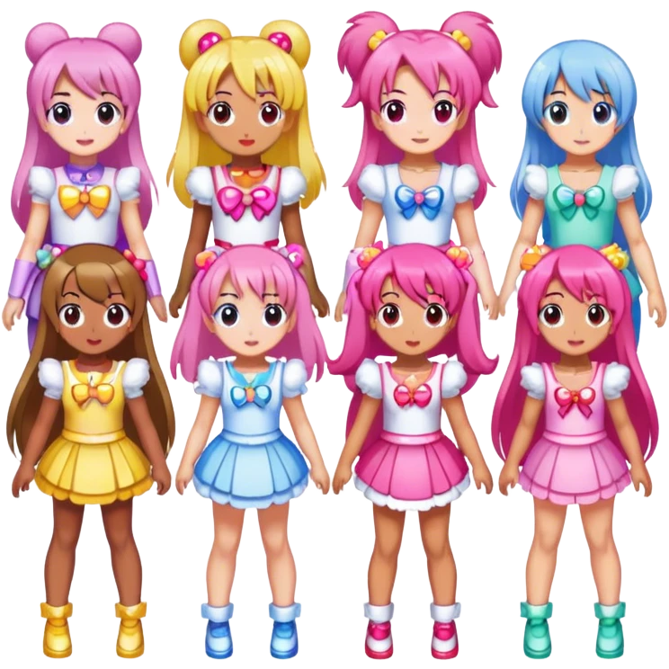 pixel precure  emoji
