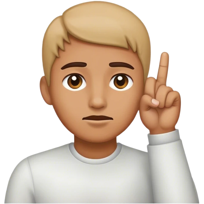 Head finger emoji