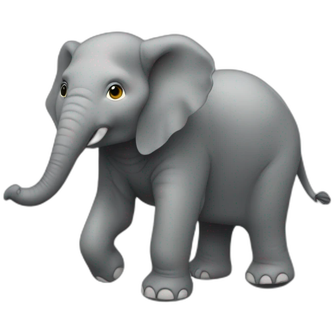 Un éléphant qui danse emoji