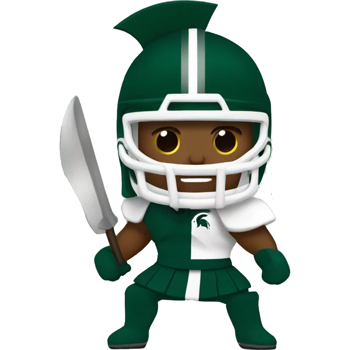 Michigan State Spartan emoji